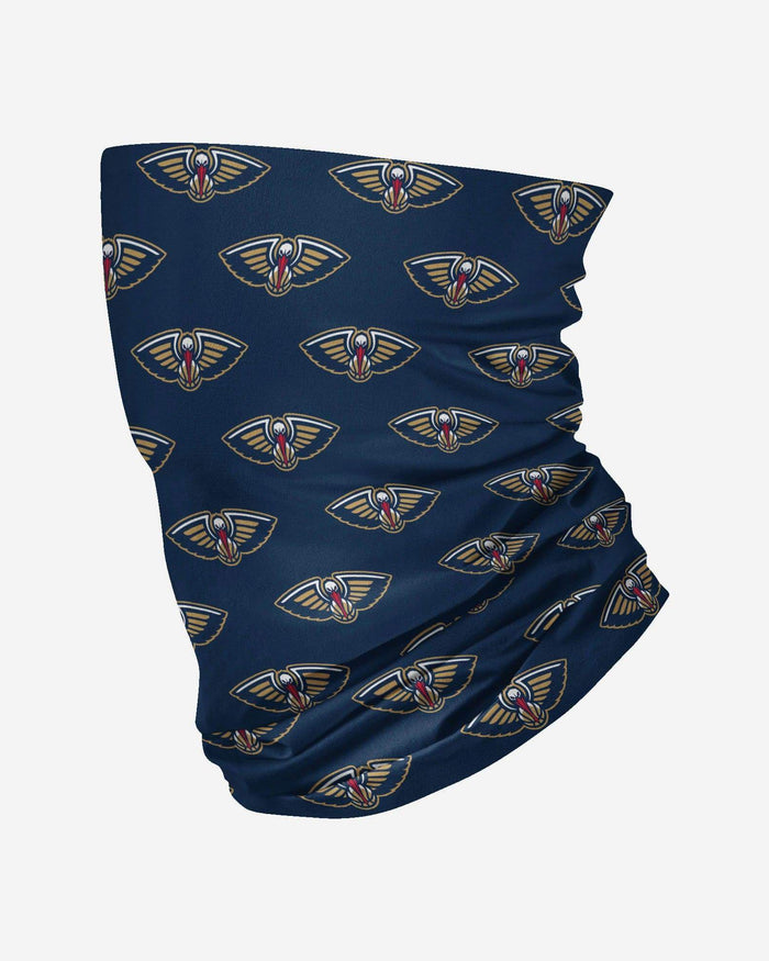 New Orleans Pelicans Mini Print Logo Gaiter Scarf FOCO - FOCO.com