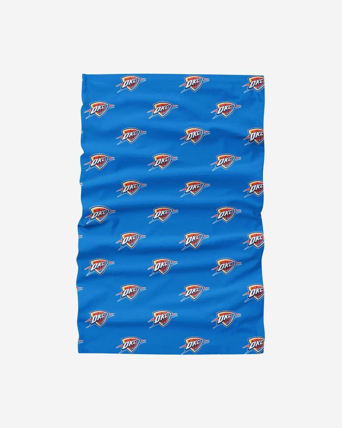 Oklahoma City Thunder Mini Print Logo Gaiter Scarf FOCO - FOCO.com