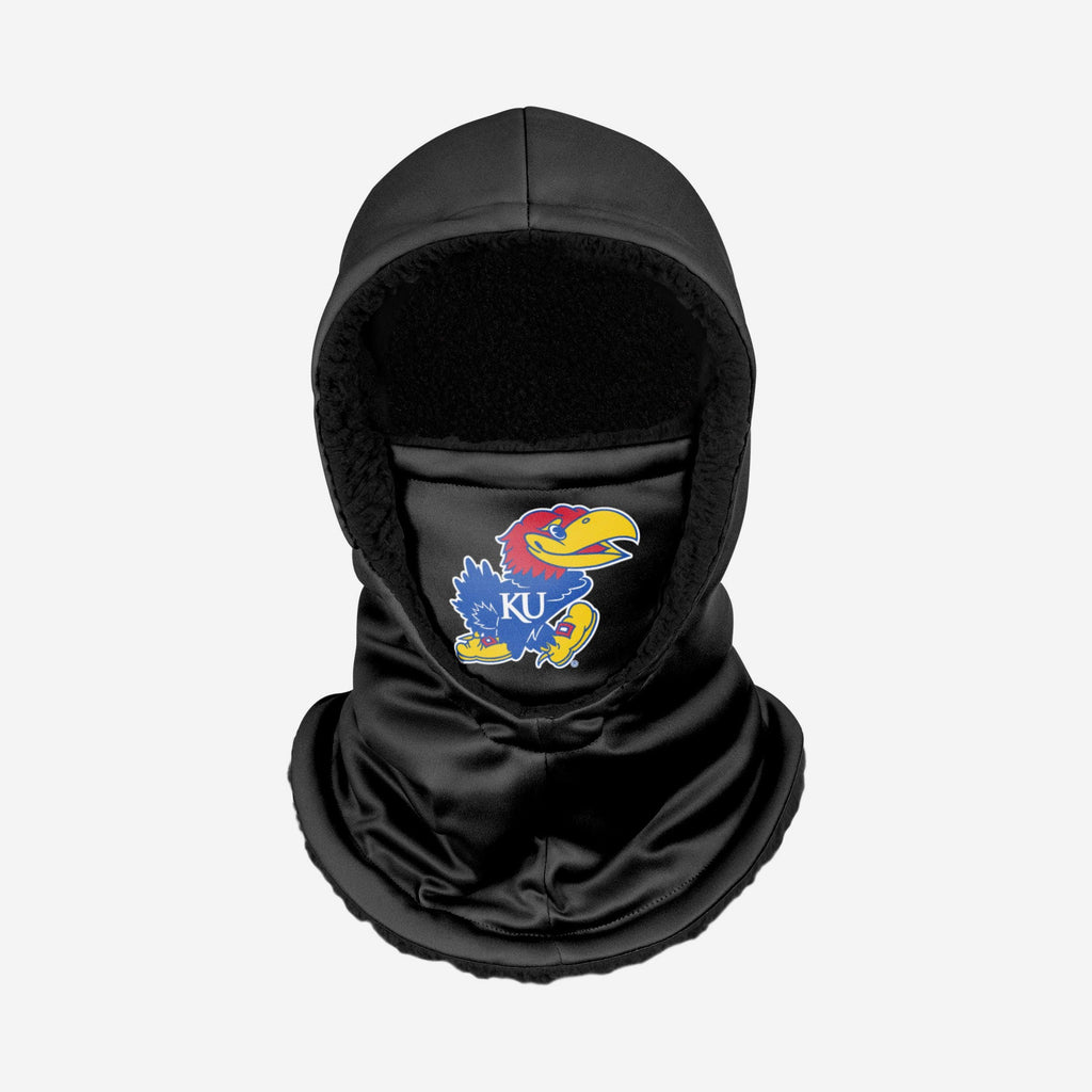 Kansas Jayhawks Black Hooded Gaiter FOCO - FOCO.com