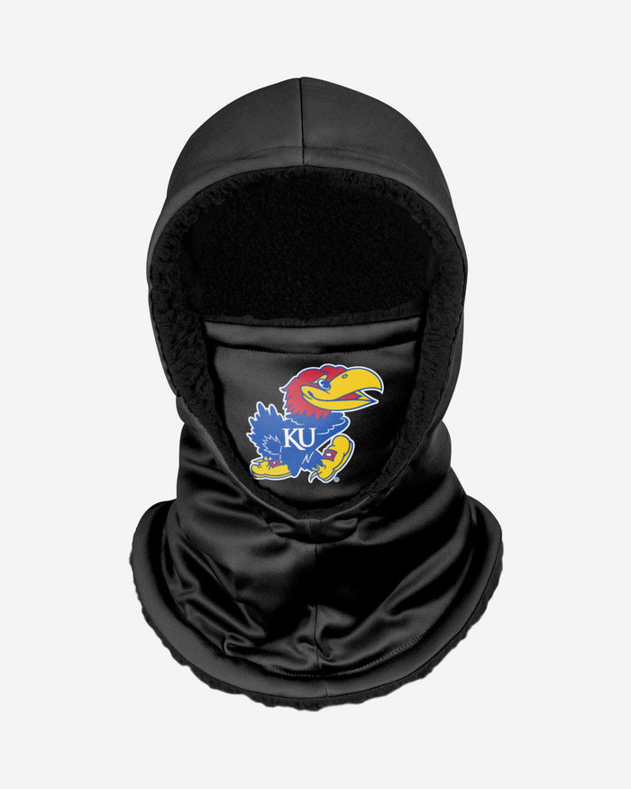 Kansas Jayhawks Black Hooded Gaiter FOCO - FOCO.com