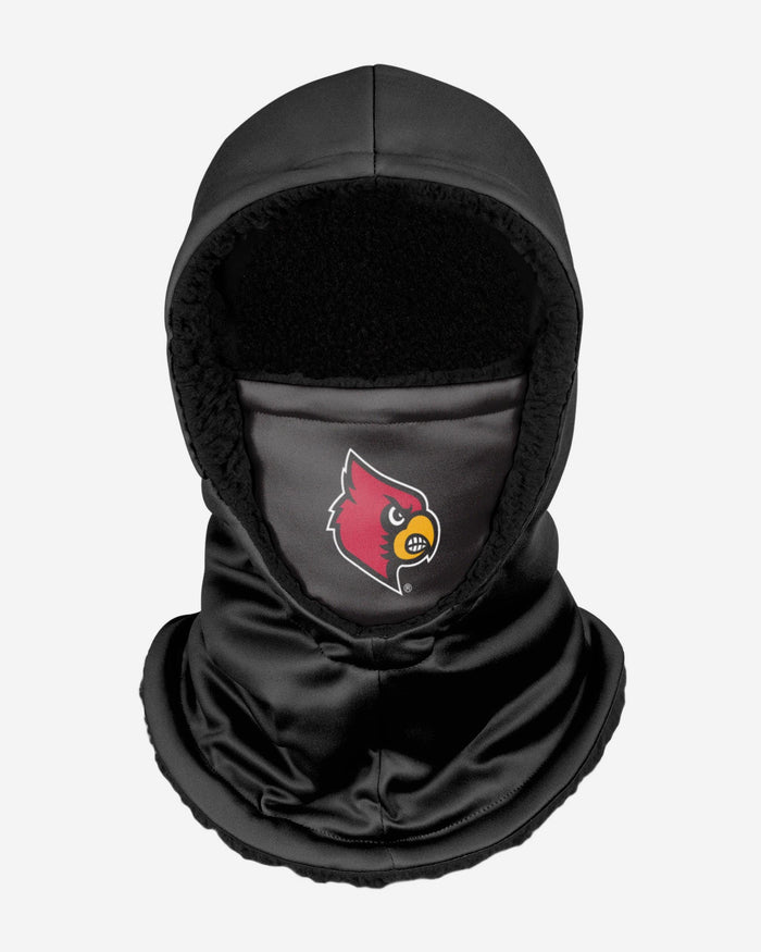 Louisville Cardinals Black Hooded Gaiter FOCO - FOCO.com