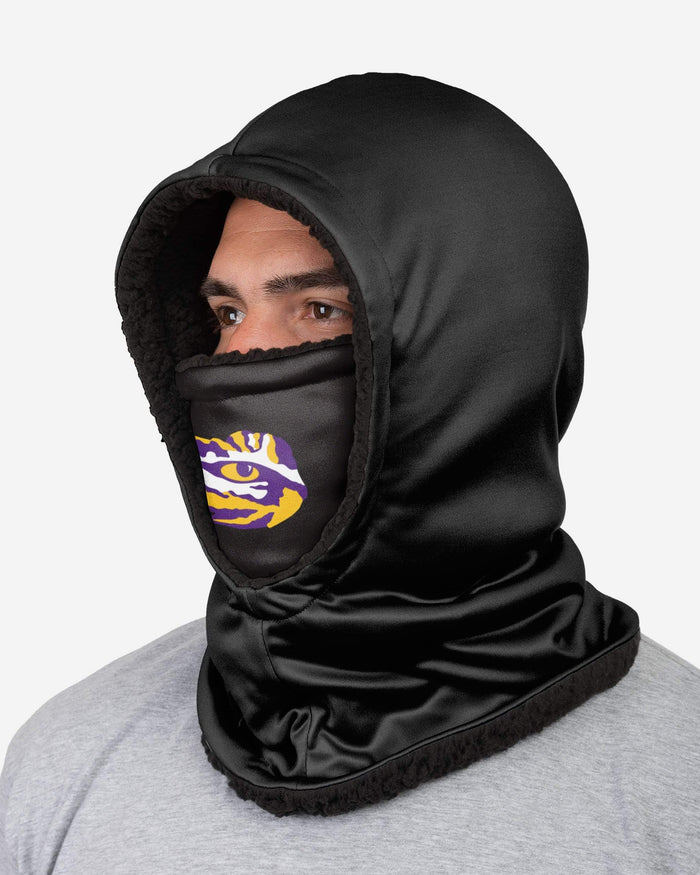 LSU Tigers Black Hooded Gaiter FOCO - FOCO.com