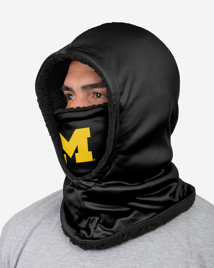 Michigan Wolverines Black Hooded Gaiter FOCO - FOCO.com