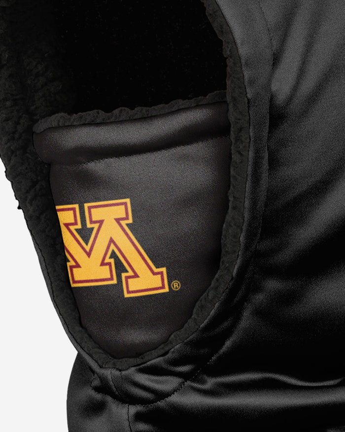 Minnesota Golden Gophers Black Hooded Gaiter FOCO - FOCO.com