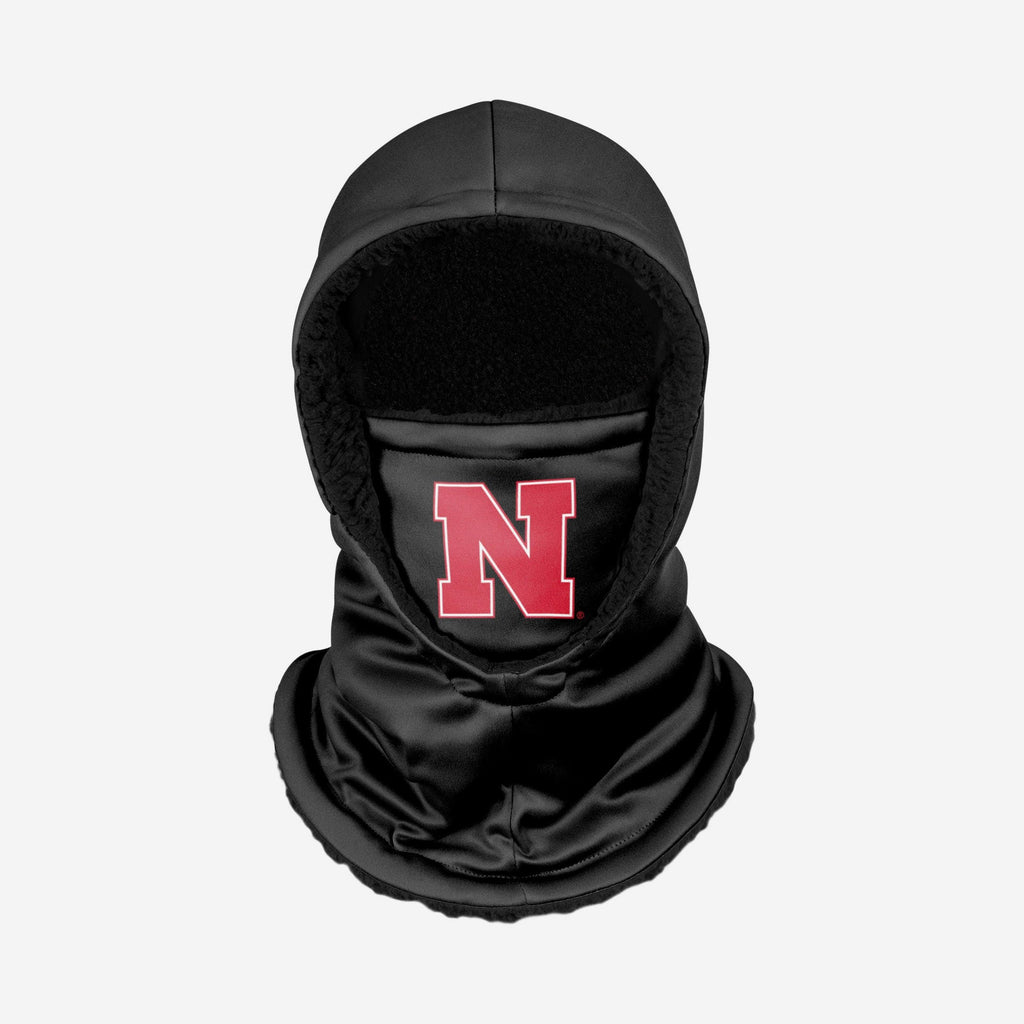 Nebraska Cornhuskers Black Hooded Gaiter FOCO - FOCO.com