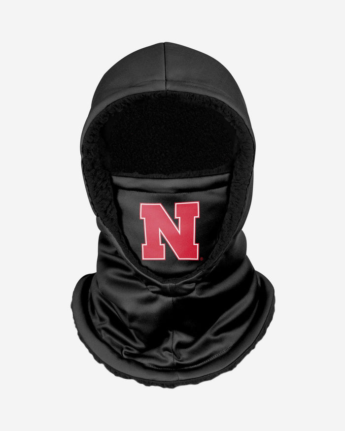 Nebraska Cornhuskers Black Hooded Gaiter FOCO - FOCO.com