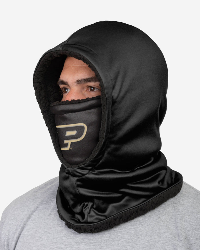 Purdue Boilermakers Black Hooded Gaiter FOCO - FOCO.com