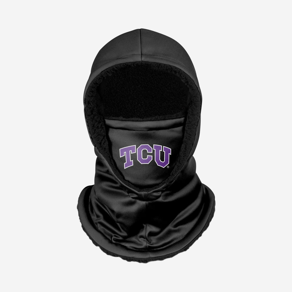 TCU Horned Frogs Black Hooded Gaiter FOCO - FOCO.com