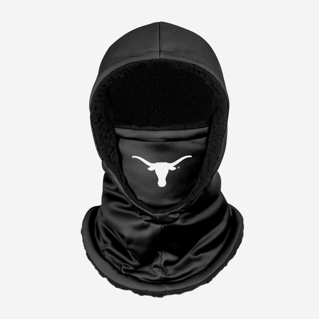 Texas Longhorns Black Hooded Gaiter FOCO - FOCO.com