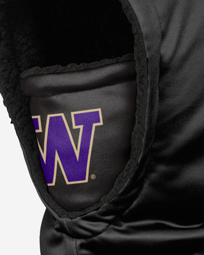 Washington Huskies Black Hooded Gaiter FOCO - FOCO.com