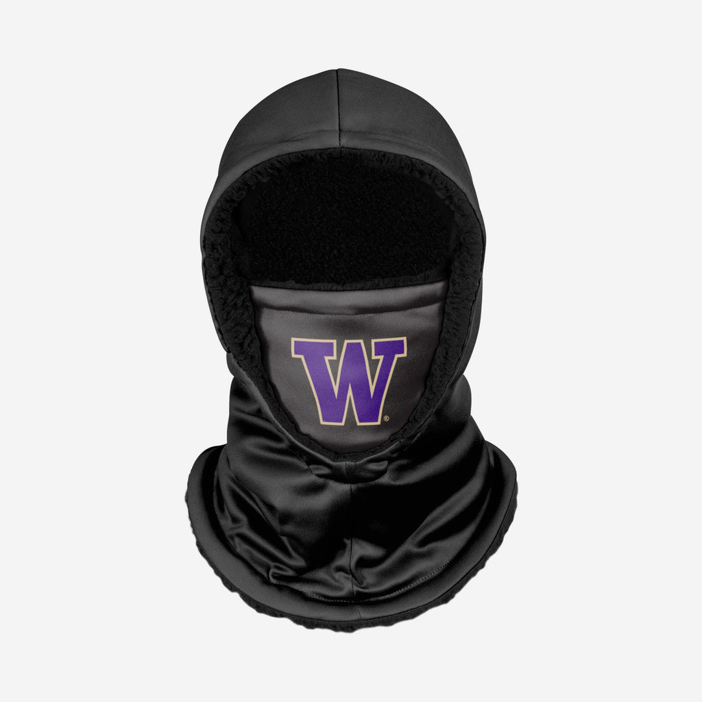 Washington Huskies Black Hooded Gaiter FOCO - FOCO.com