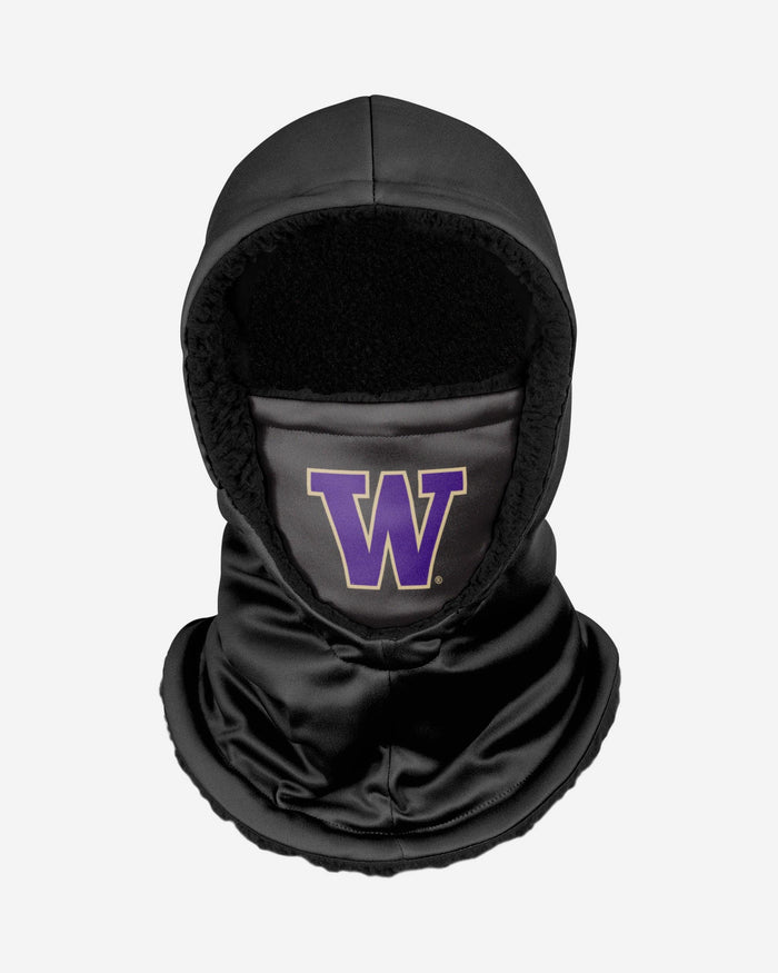 Washington Huskies Black Hooded Gaiter FOCO - FOCO.com