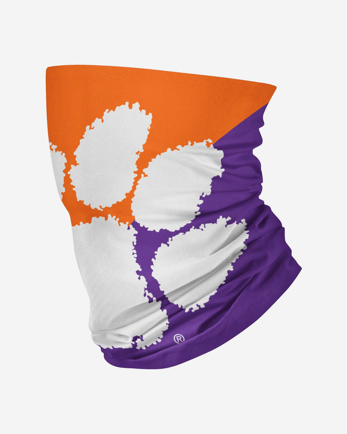 Clemson Tigers Big Logo Gaiter Scarf FOCO - FOCO.com