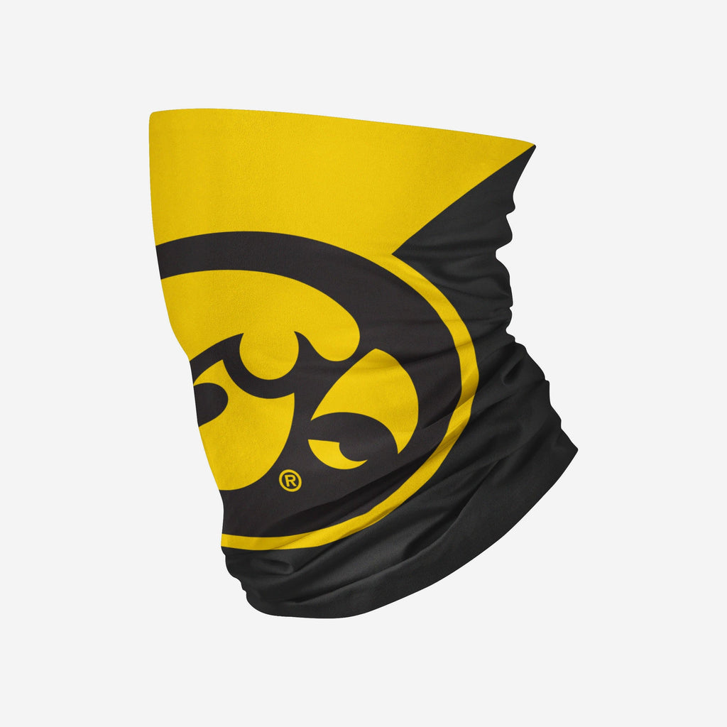 Iowa Hawkeyes Big Logo Gaiter Scarf FOCO - FOCO.com