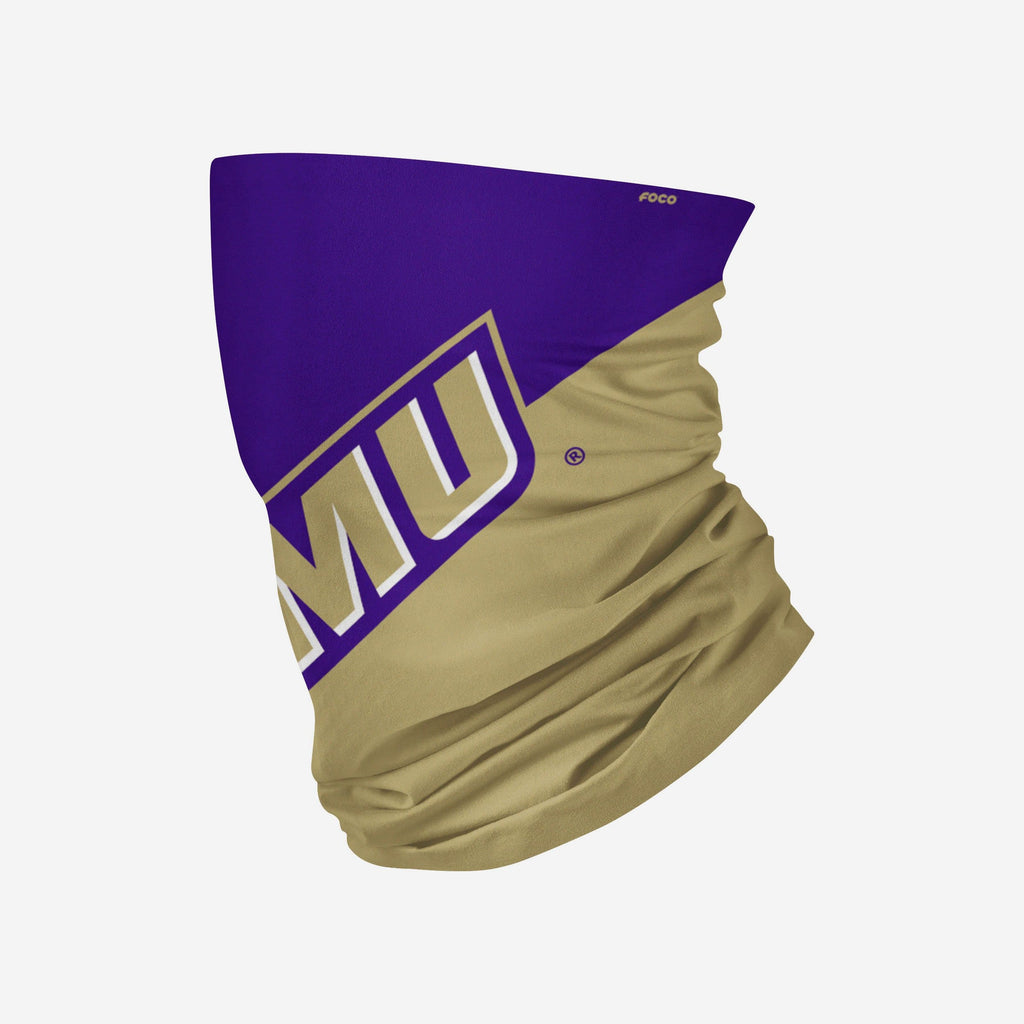 James Madison Dukes Big Logo Gaiter Scarf FOCO - FOCO.com