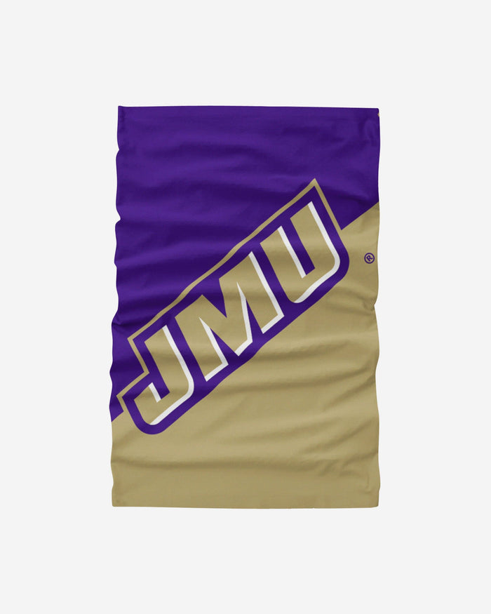 James Madison Dukes Big Logo Gaiter Scarf FOCO - FOCO.com