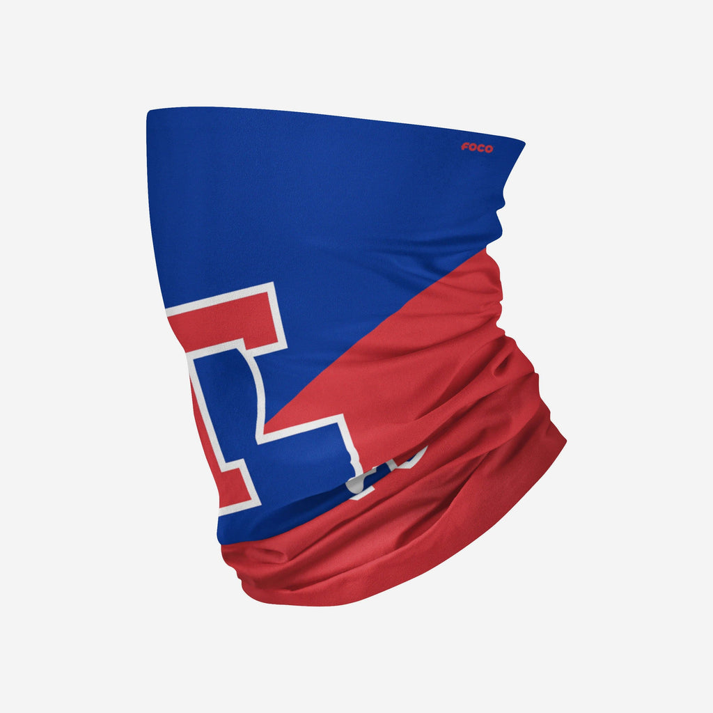 Louisiana Tech Bulldogs Big Logo Gaiter Scarf FOCO - FOCO.com