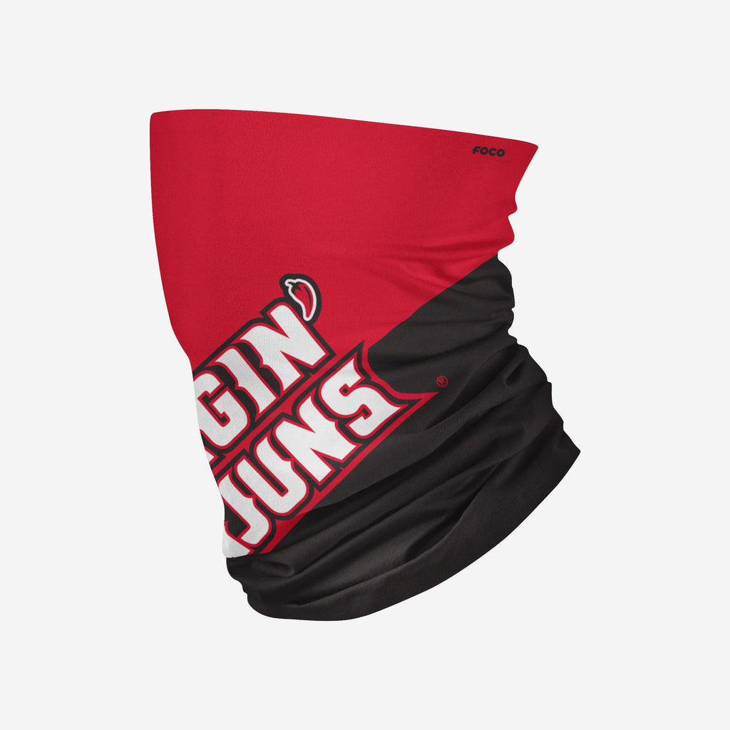 Louisiana Ragin' Cajuns Big Logo Gaiter Scarf FOCO - FOCO.com