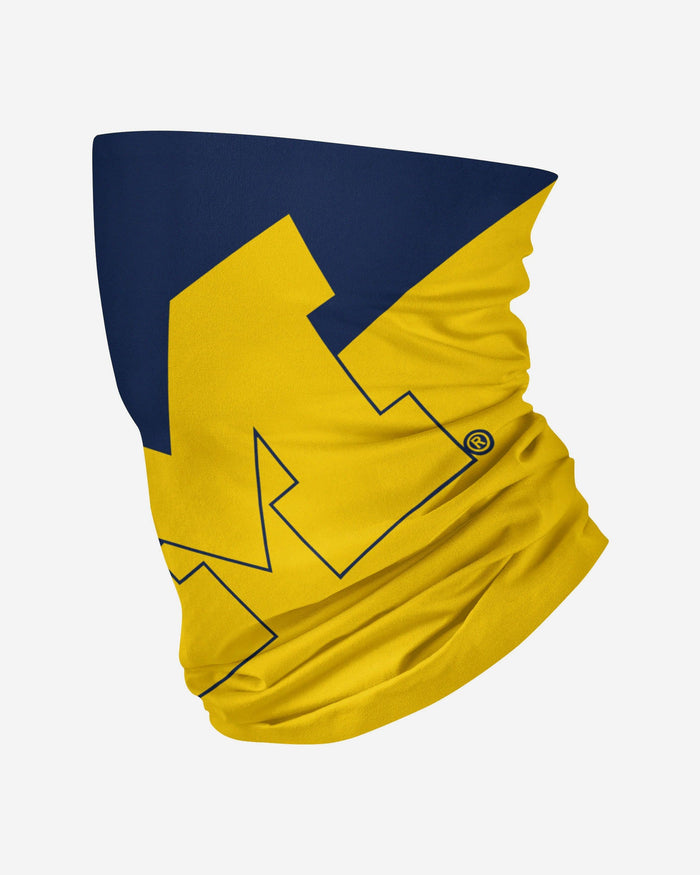 Michigan Wolverines Big Logo Gaiter Scarf FOCO - FOCO.com