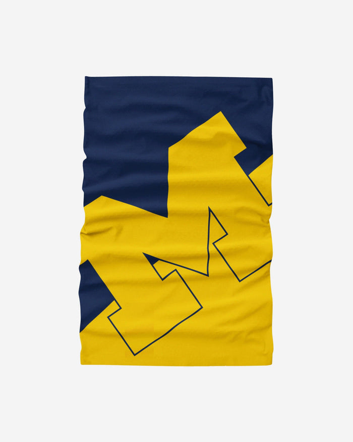 Michigan Wolverines Big Logo Gaiter Scarf FOCO - FOCO.com