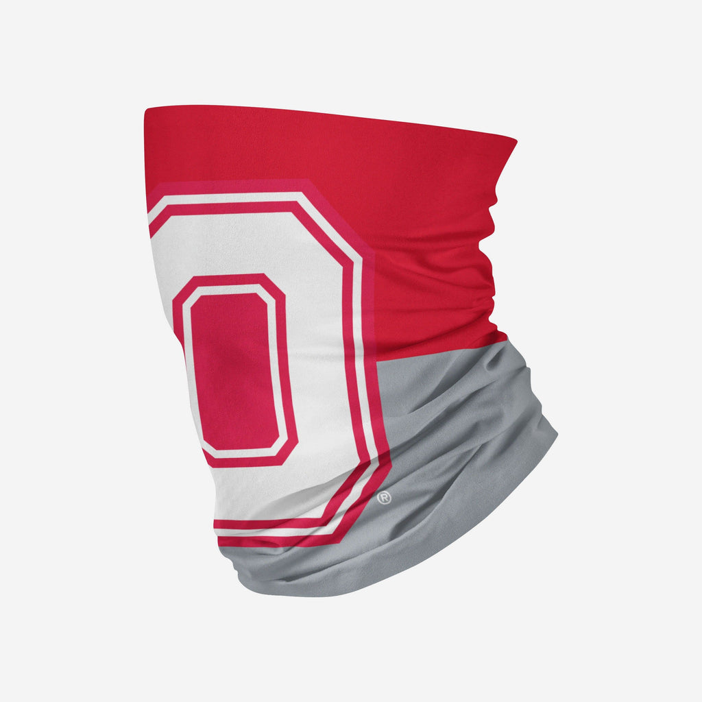 Ohio State Buckeyes Big Logo Gaiter Scarf FOCO - FOCO.com