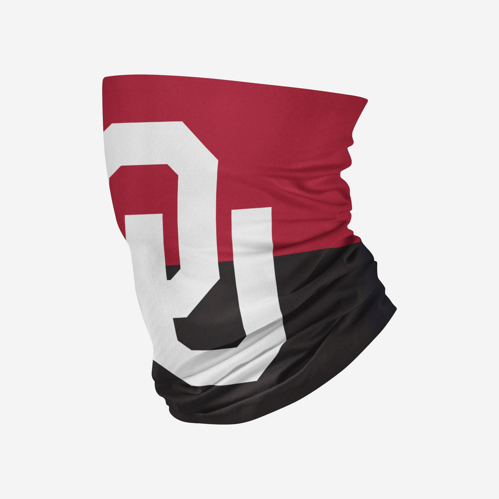 Oklahoma Sooners Big Logo Gaiter Scarf FOCO - FOCO.com