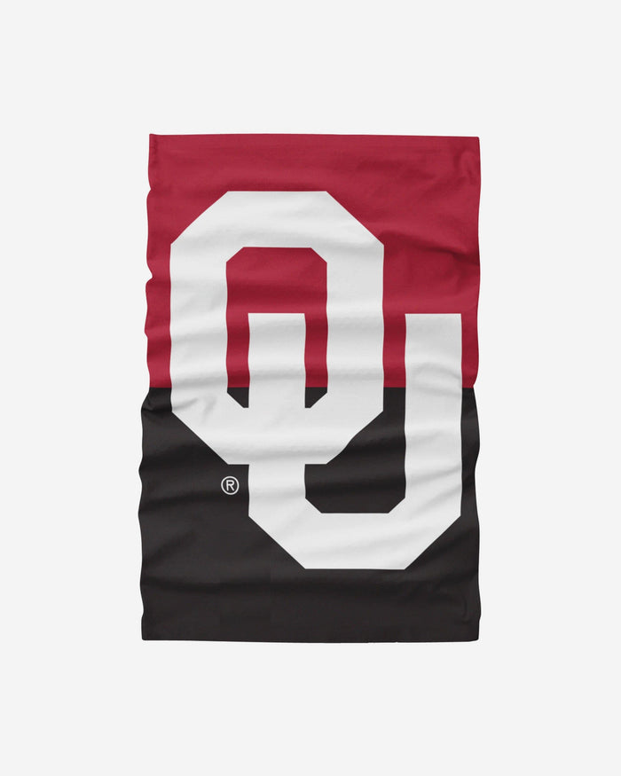 Oklahoma Sooners Big Logo Gaiter Scarf FOCO - FOCO.com