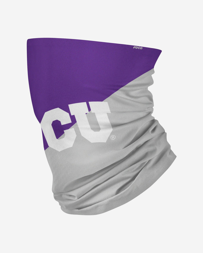 TCU Horned Frogs Big Logo Gaiter Scarf FOCO - FOCO.com