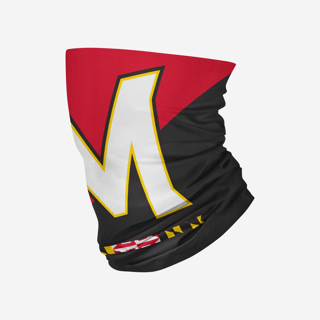 Maryland Terrapins Big Logo Gaiter Scarf FOCO - FOCO.com