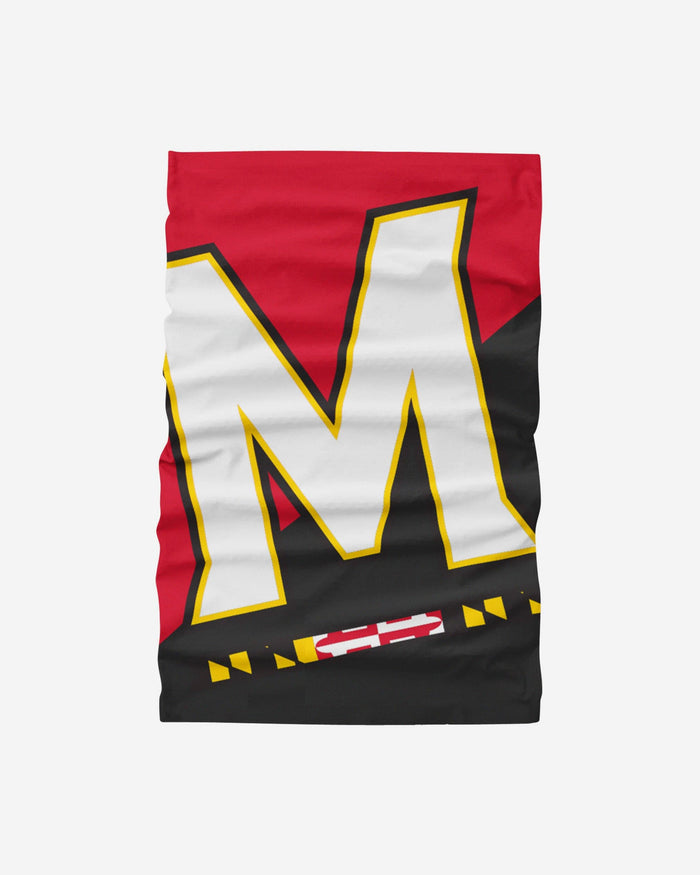 Maryland Terrapins Big Logo Gaiter Scarf FOCO - FOCO.com