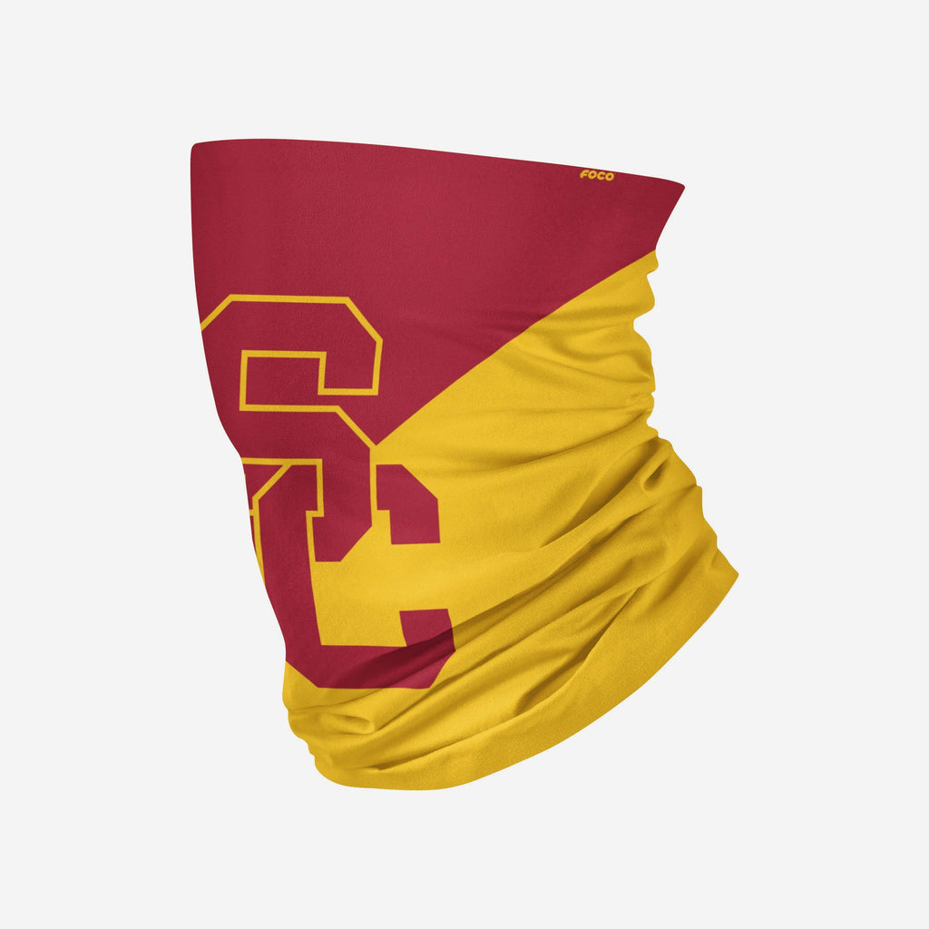 USC Trojans Big Logo Gaiter Scarf FOCO Adult - FOCO.com