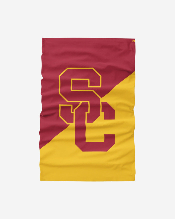 USC Trojans Big Logo Gaiter Scarf FOCO - FOCO.com