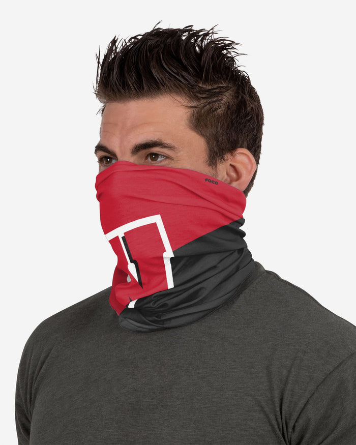 Wisconsin Badgers Big Logo Gaiter Scarf FOCO - FOCO.com