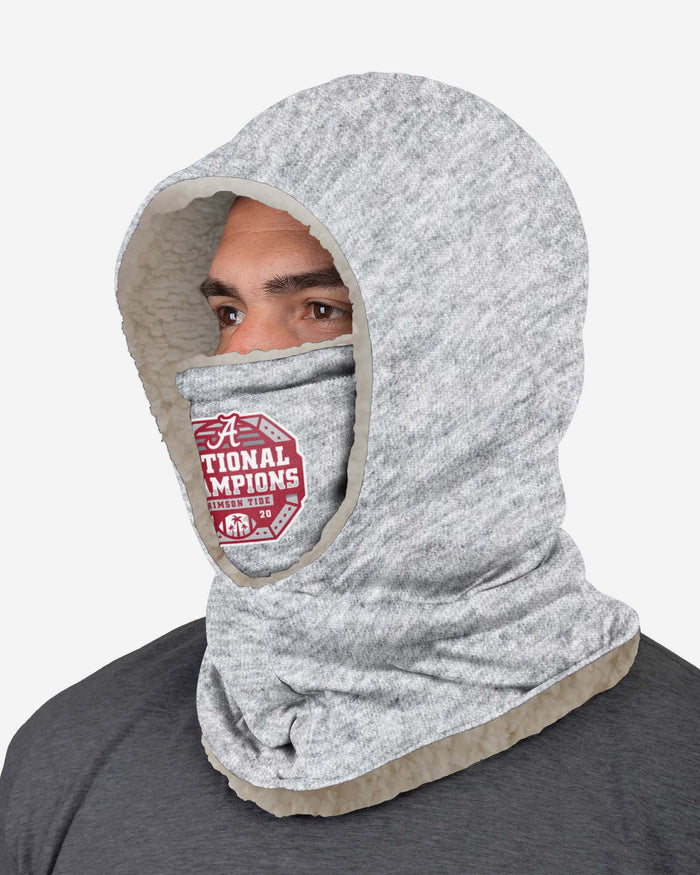 Alabama Crimson Tide 2020 Football National Champions Hooded Gaiter FOCO - FOCO.com