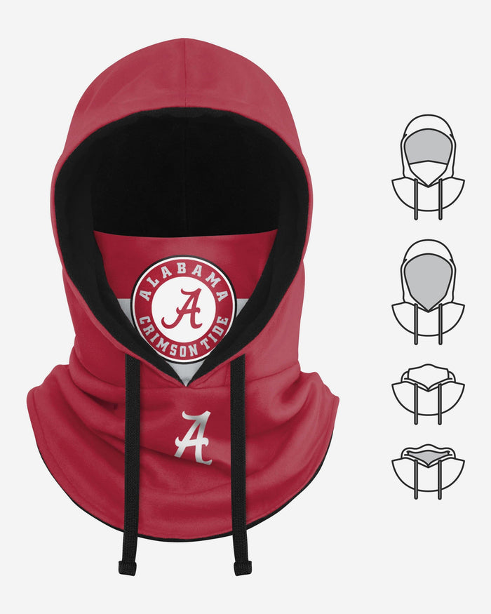 Alabama Crimson Tide Drawstring Hooded Gaiter FOCO - FOCO.com