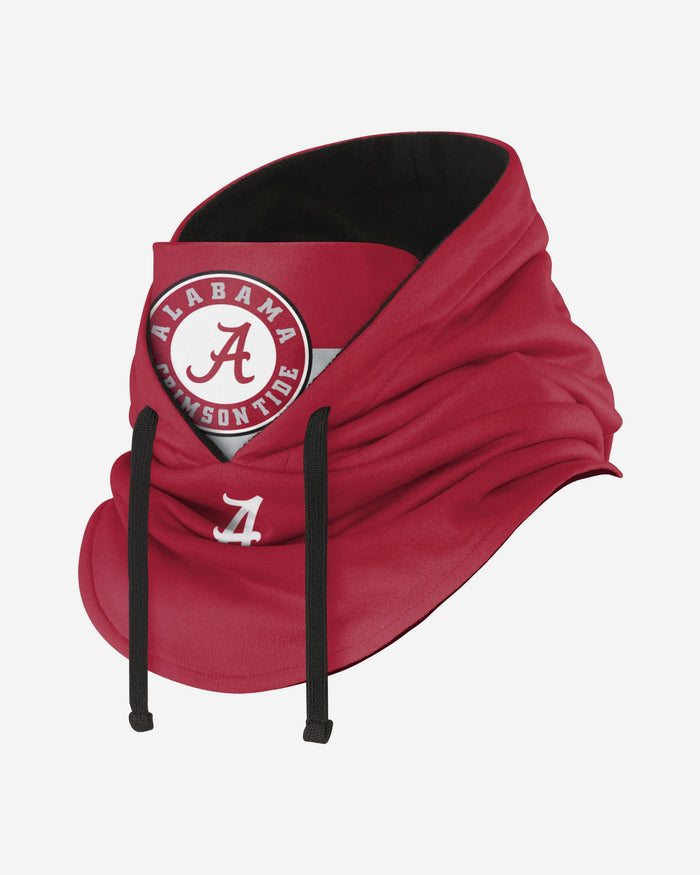 Alabama Crimson Tide Drawstring Hooded Gaiter FOCO - FOCO.com