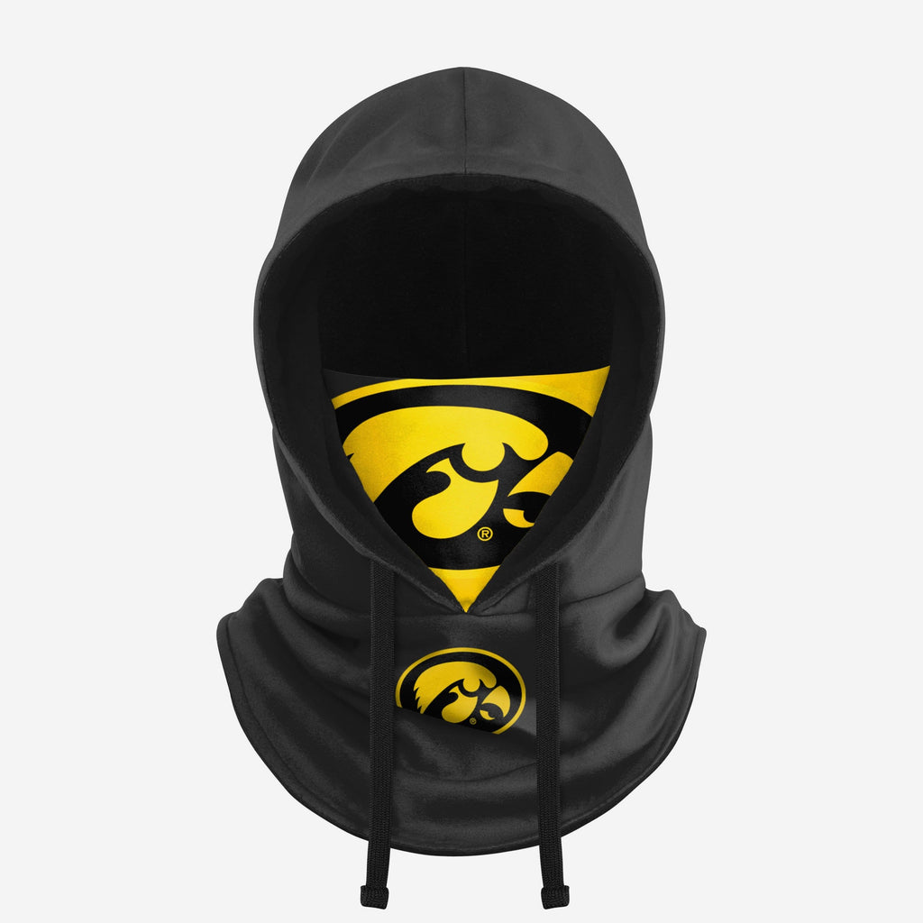 Iowa Hawkeyes Drawstring Hooded Gaiter FOCO - FOCO.com