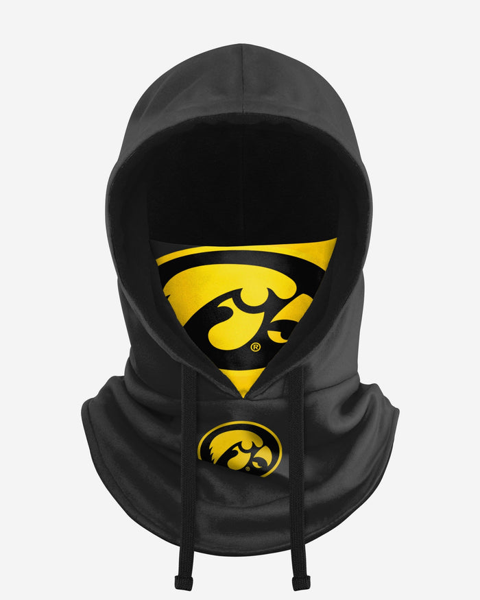 Iowa Hawkeyes Drawstring Hooded Gaiter FOCO - FOCO.com