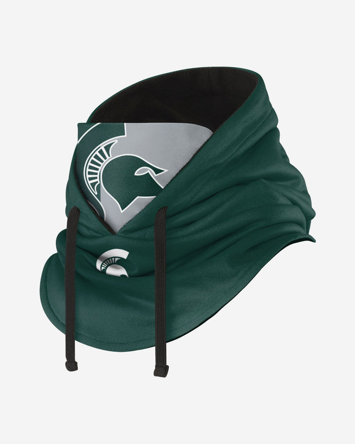 Michigan State Spartans Drawstring Hooded Gaiter FOCO - FOCO.com