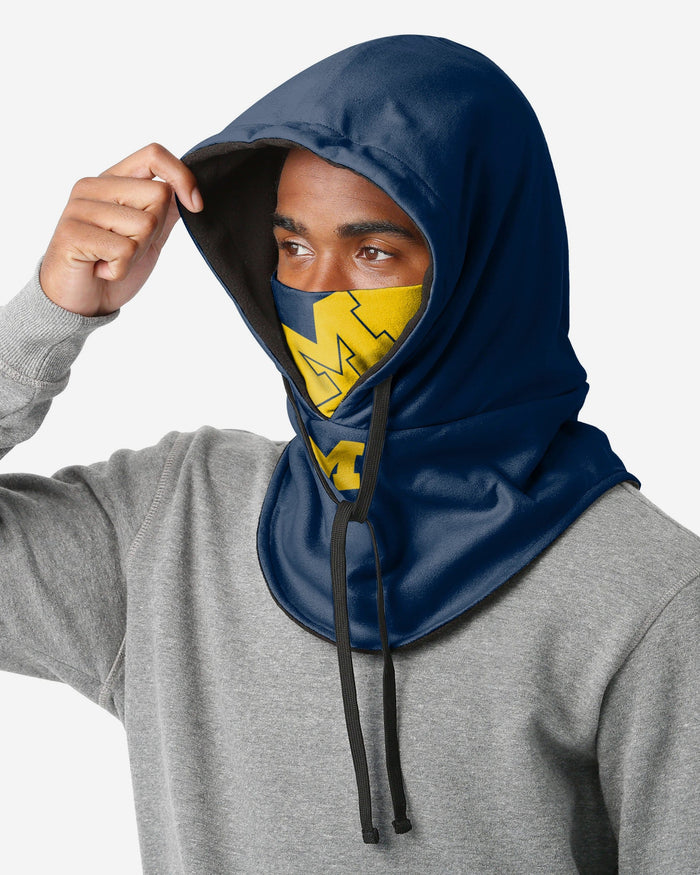 Michigan Wolverines Drawstring Hooded Gaiter FOCO - FOCO.com