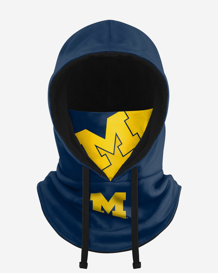 Michigan Wolverines Drawstring Hooded Gaiter FOCO - FOCO.com