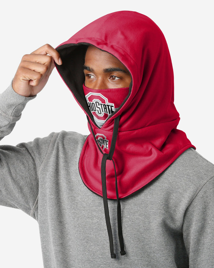 Ohio State Buckeyes Drawstring Hooded Gaiter FOCO - FOCO.com