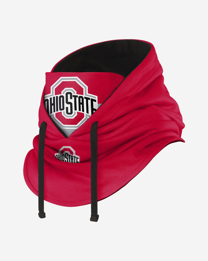 Ohio State Buckeyes Drawstring Hooded Gaiter FOCO - FOCO.com