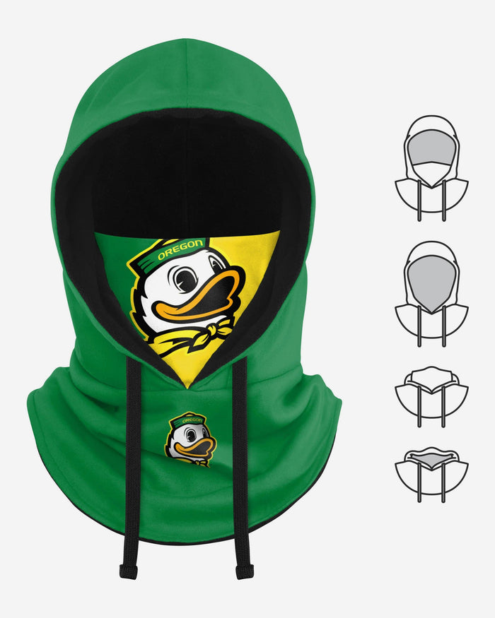 Oregon Ducks Drawstring Hooded Gaiter FOCO - FOCO.com