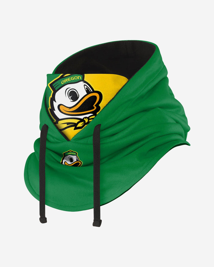 Oregon Ducks Drawstring Hooded Gaiter FOCO - FOCO.com