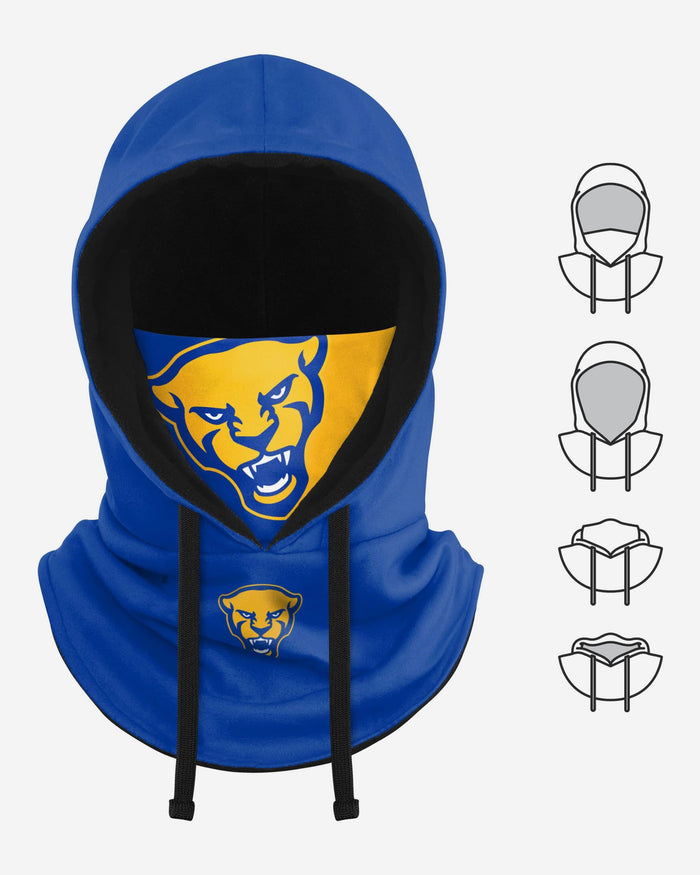 Pittsburgh Panthers Drawstring Hooded Gaiter FOCO - FOCO.com