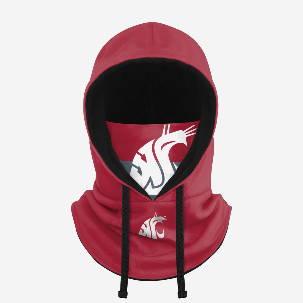 Washington State Cougars Drawstring Hooded Gaiter FOCO - FOCO.com