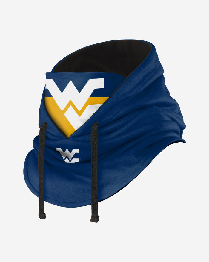 West Virginia Mountaineers Drawstring Hooded Gaiter FOCO - FOCO.com