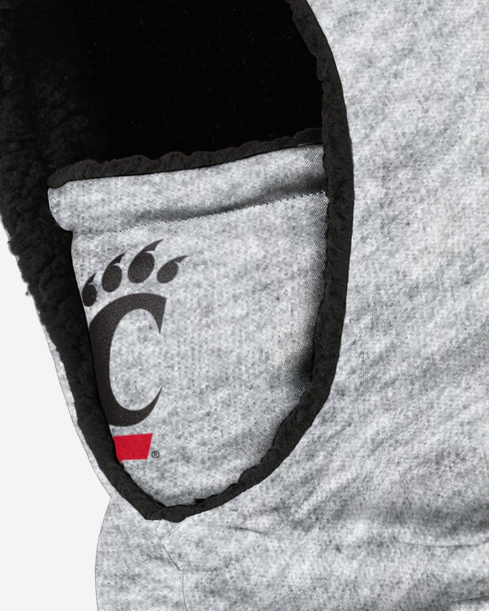 Cincinnati Bearcats Heather Grey Big Logo Hooded Gaiter FOCO - FOCO.com
