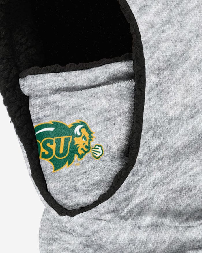 North Dakota State Bison Heather Grey Big Logo Hooded Gaiter FOCO - FOCO.com